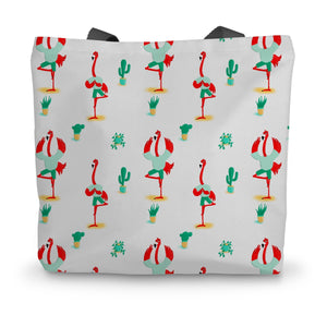 The Flamingo Canvas Tote Bag