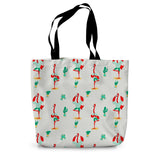 The Flamingo Canvas Tote Bag