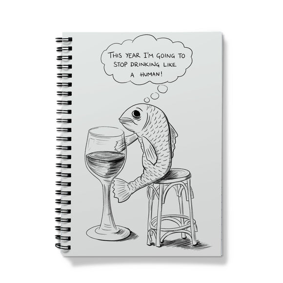 The drinking fish Notebook